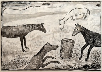 Three Women Draw: Gabrielle Barzaghi, Susan Erony, Ann Ledy